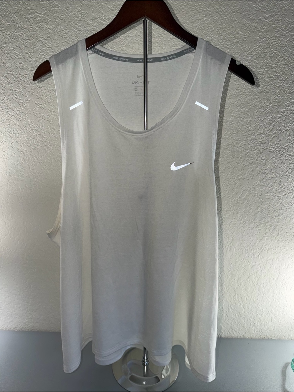 Nike White Dri-FIT Reflective Women’s Tank Top